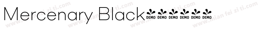 Mercenary Black字体转换